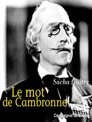 cover image of Le mot de Cambronne
